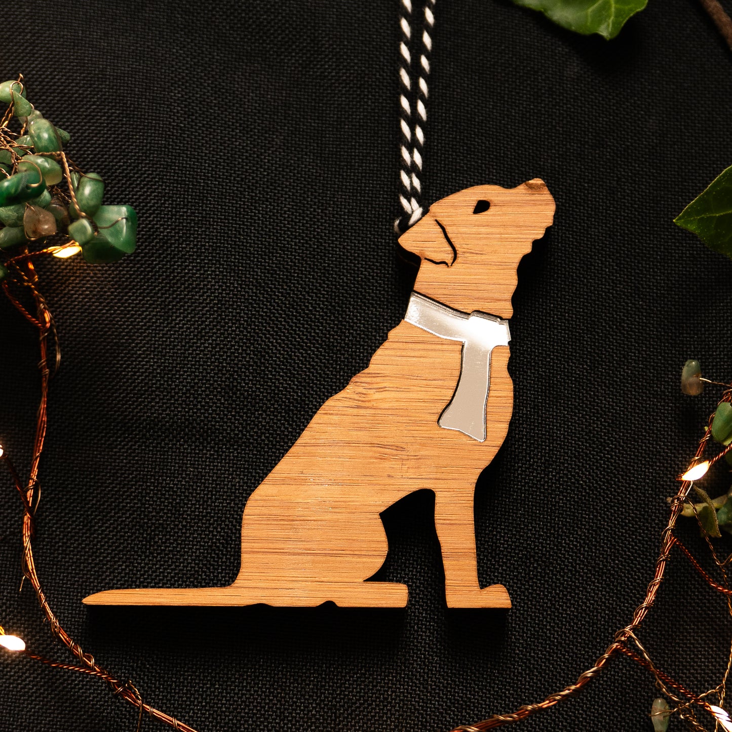 Border Terrier Hanging Decoration personalised