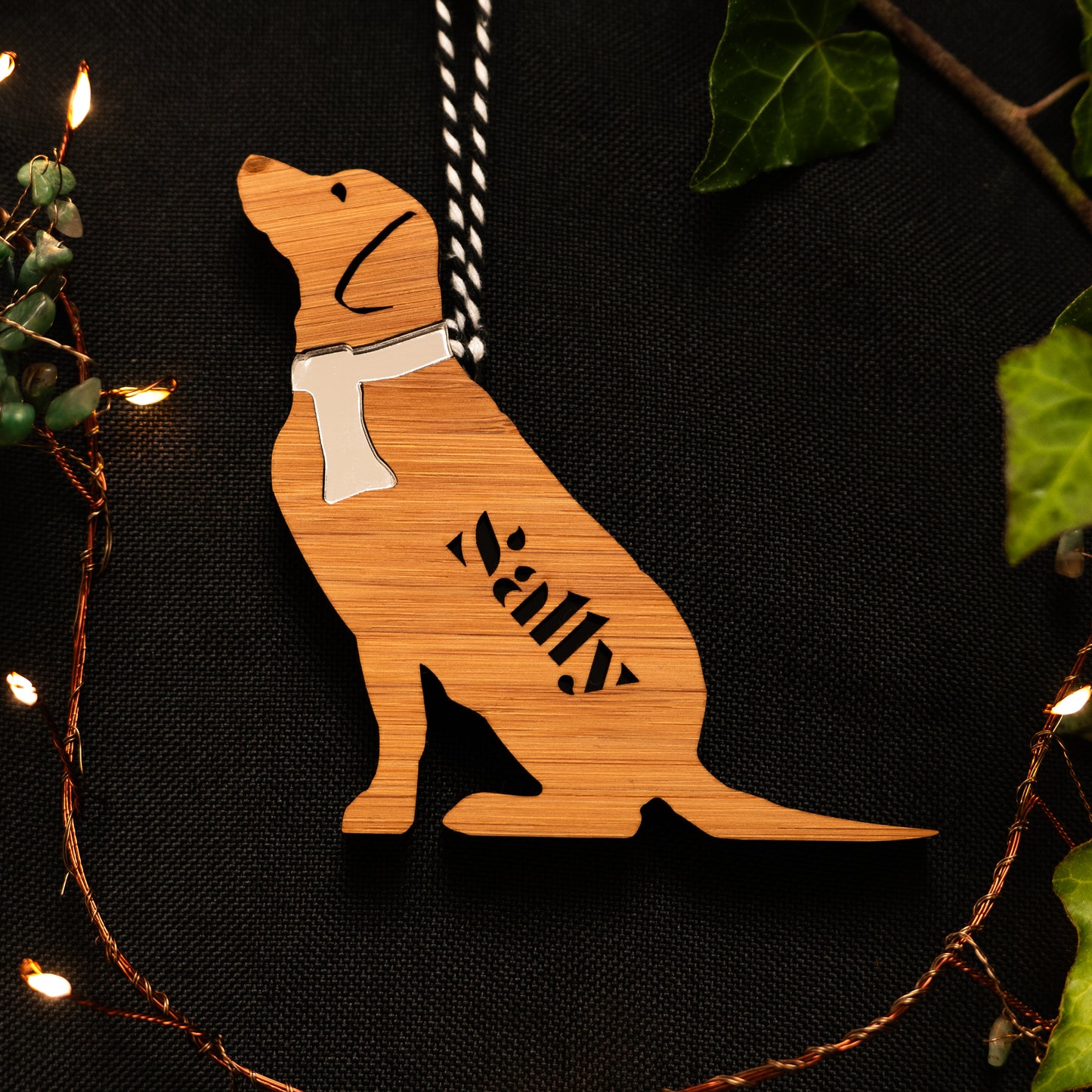 Labrador Hanging Decoration personalised
